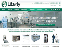 Tablet Screenshot of liberty-ind.com